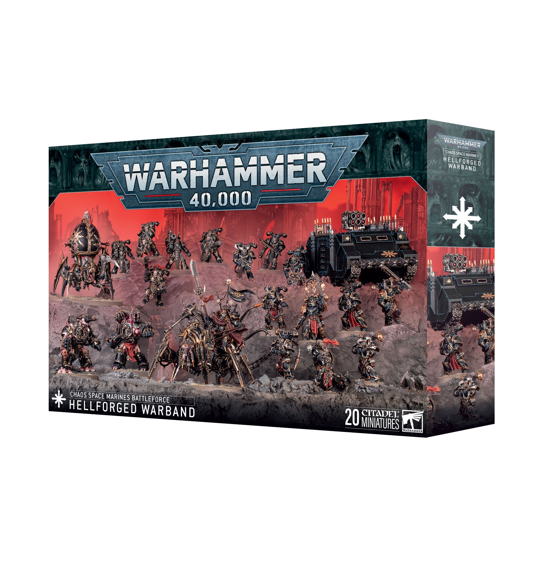 Hellforged Warband Chaos Space Marines Battleforce Warhammer 40K