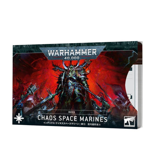 Chaos Space Marines Index Cards 10th Edition Warhammer 40K  WBGames