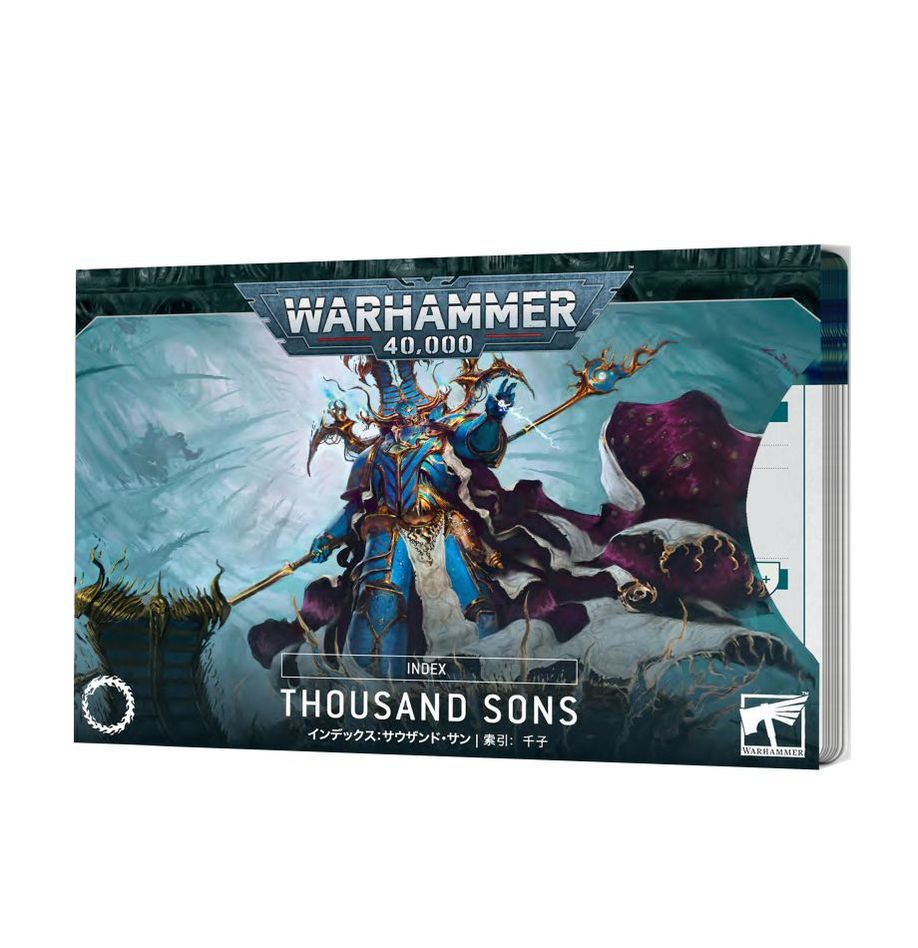 Thousand Sons Index Cards 10th Edition Warhammer 40K
