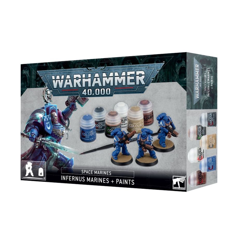 Infernus Marines + Paints Space Marines Warhammer 40K