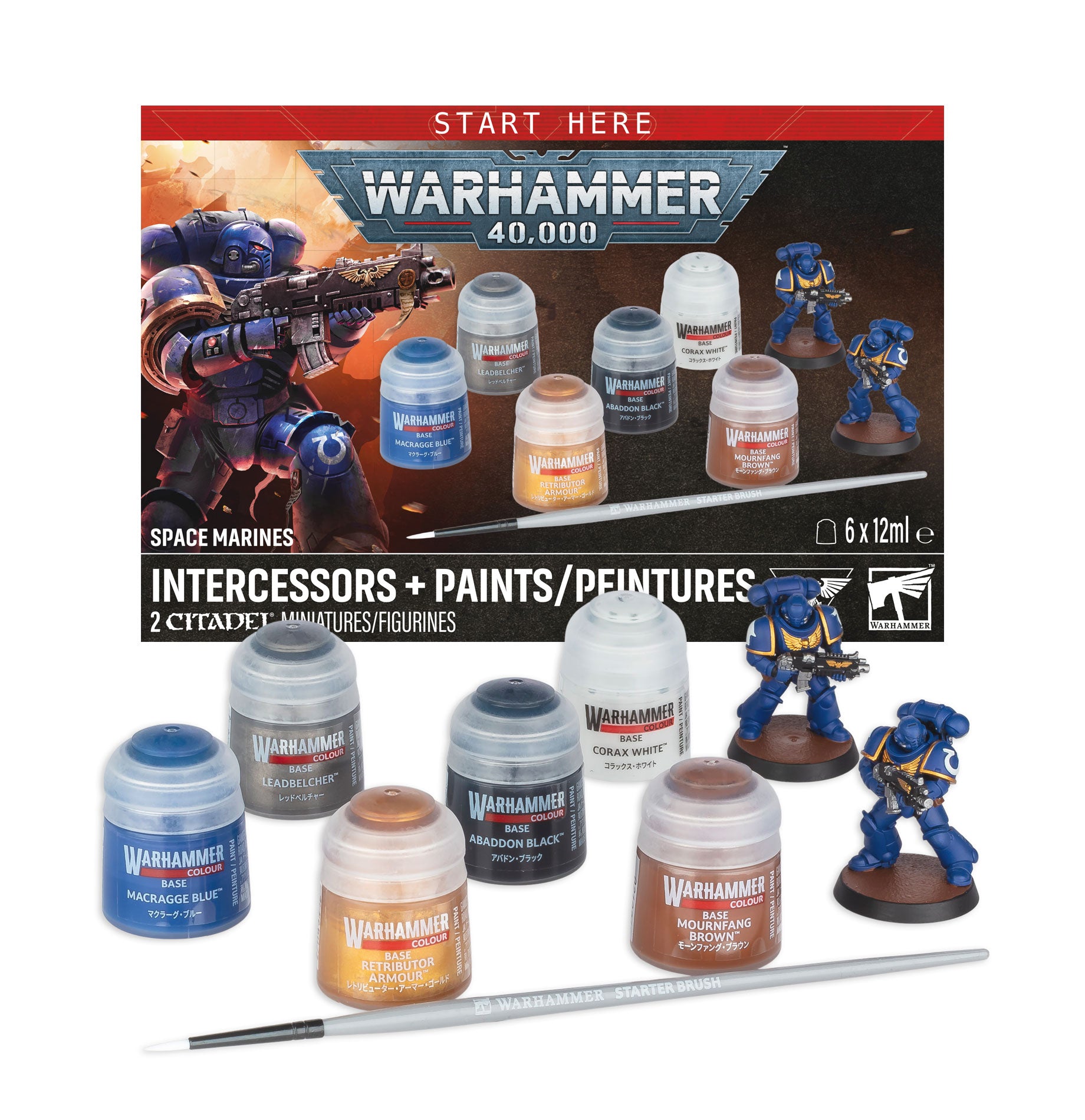 Intercessors Marines + Paints Space Marines 2026 Warhammer 40K 