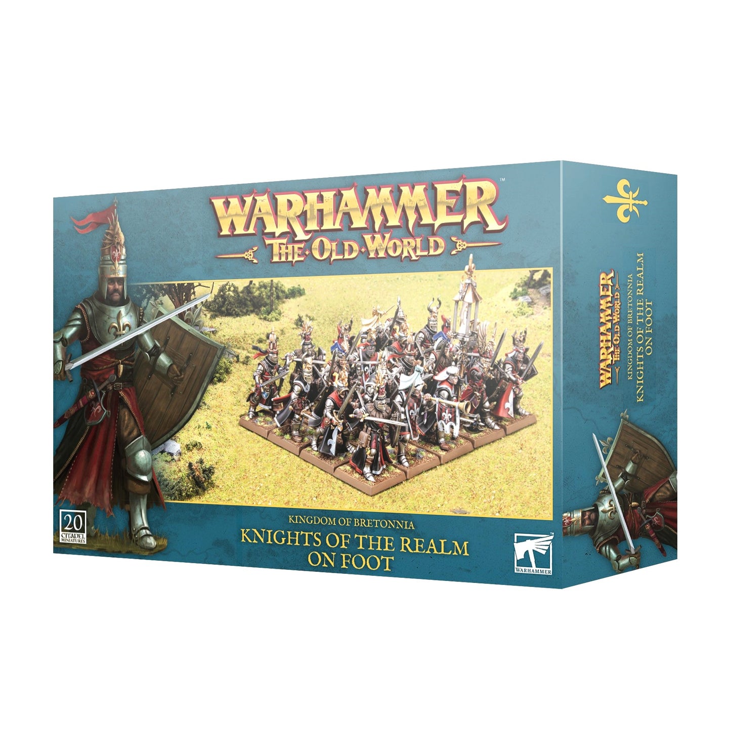 Knights Of The Realm On Foot Kingdom Bretonnia Old World