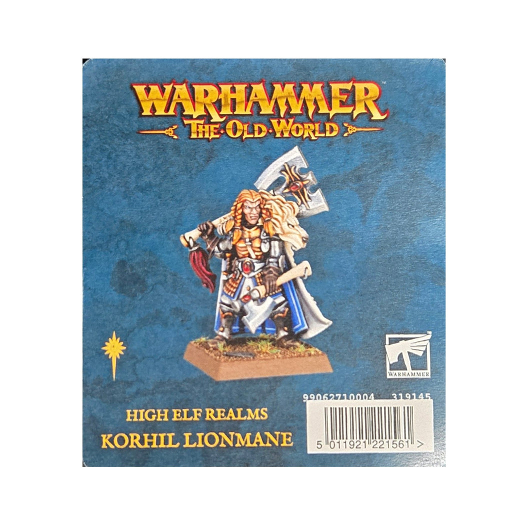 Korhil Lionmane High Elf Realms Warhammer the Old World
