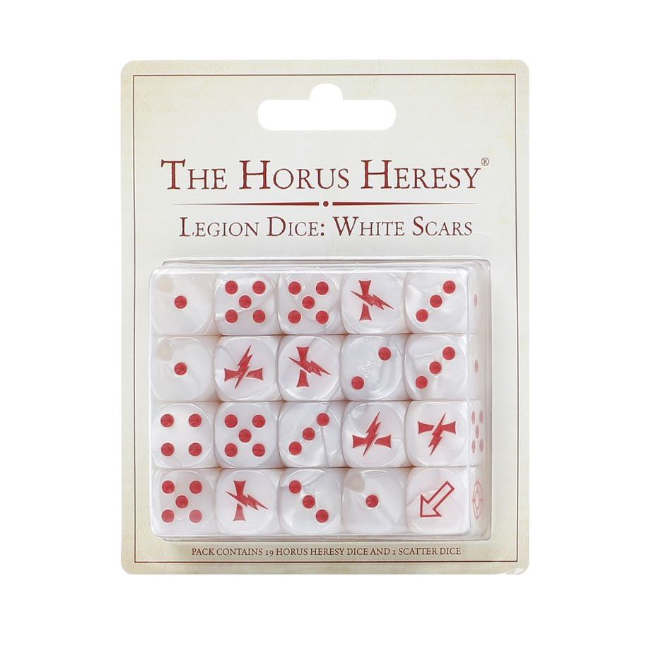 Legion Dice White Scars Horus Heresy Warhammer                    WBGames