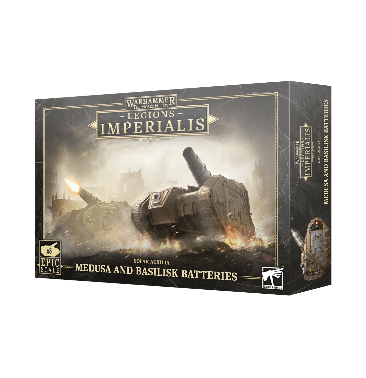 Solar Auxilia Medusa And Basilisk Imperialis Warhammer 30K