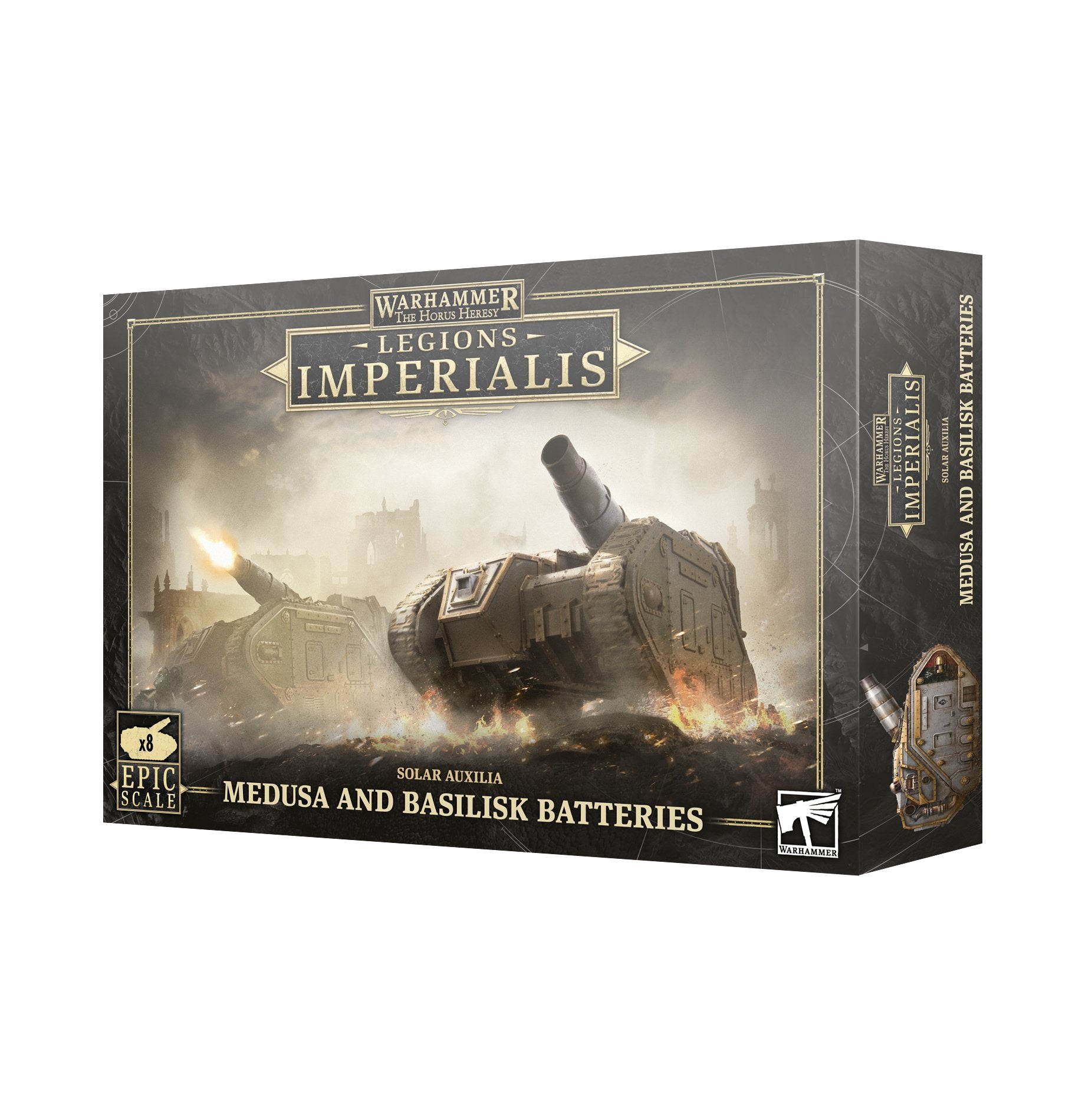 Solar Auxilia Medusa And Basilisk Imperialis Warhammer 30K