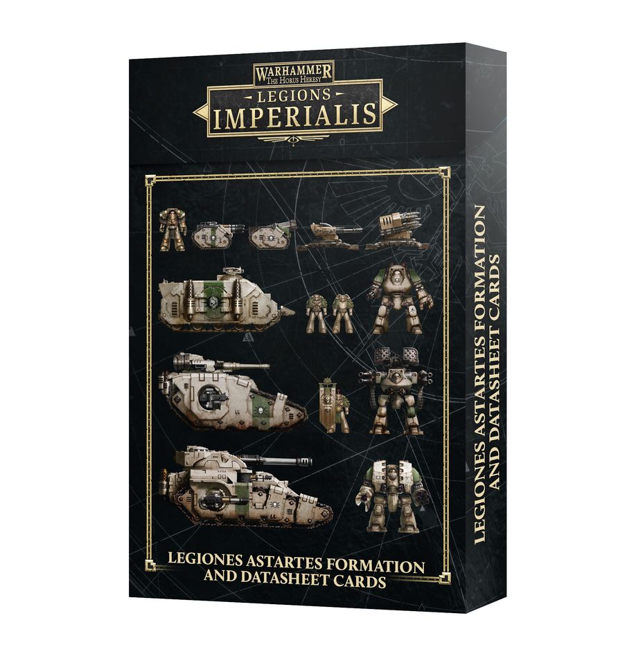 Legiones Astartes Formation and Datasheet Cards Legion Imperialis Warhammer HH