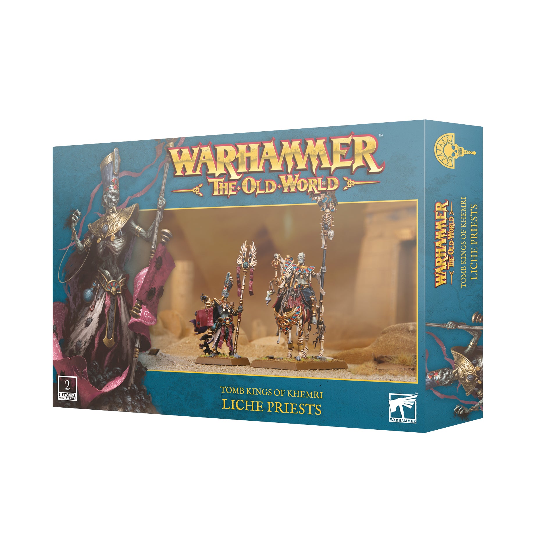 Liche Priests Tomb Kings of Khermi Warhammer The Old World PREORDER 10/18