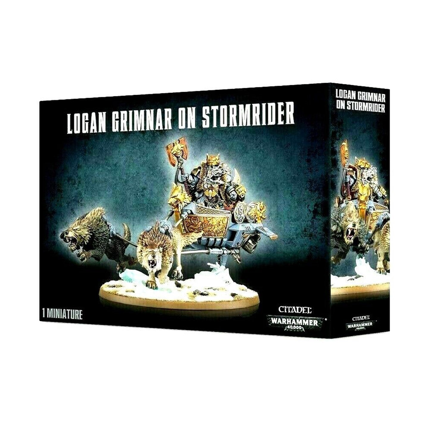 Logan Grimnar On Stormrider Space Wolves Warhammer 40K