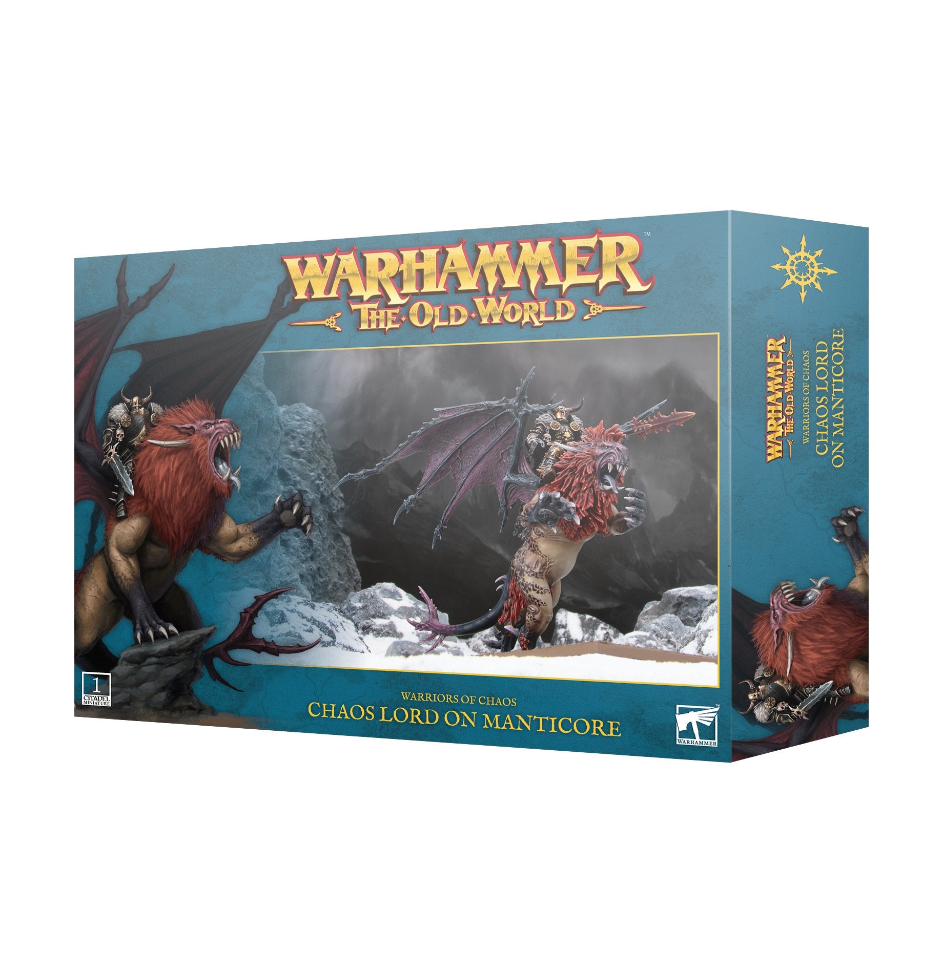 Chaos Lord On Manticore Warrior Of Chaos Warhammer Old World
