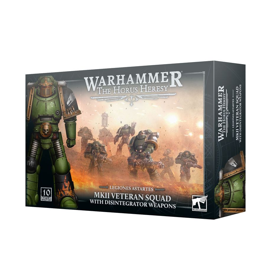 MKII Veteran Squad Disintegrator Weapons Warhammer Horus Heresy 30K