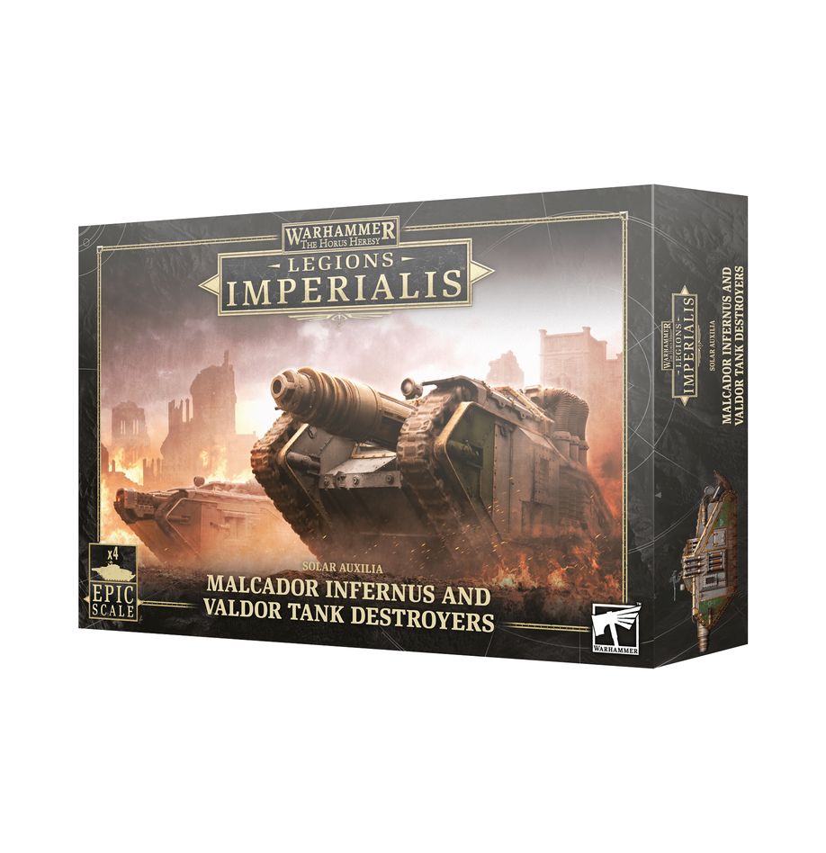 Malcador Infernus And Valdor Tank Destroyers Legions