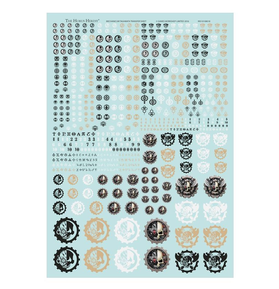 Taghmata Decal Sheet Forge World Warhammer 30K