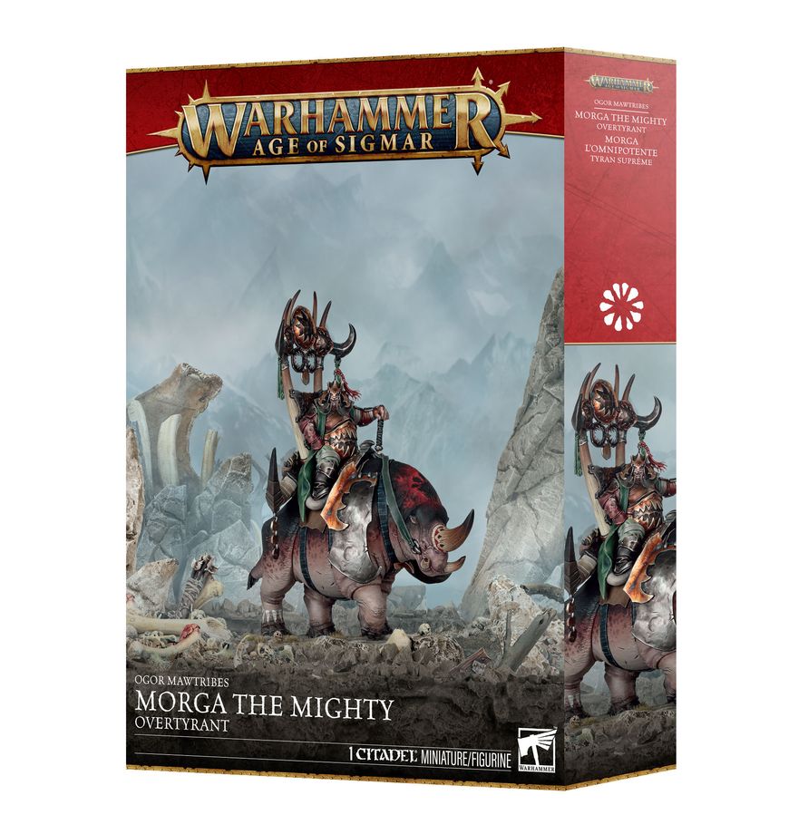 Morga The Mighty Or Tyrant on Glutthorn Ogor Mawtribes Warhammer Age of Sigmar