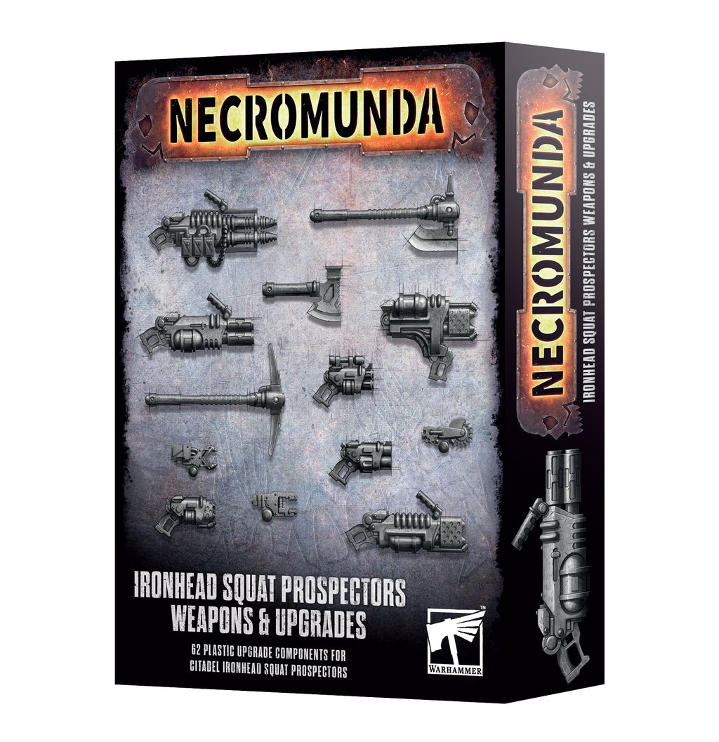 Ironhead Squat Prospectors Weapons & Upgrades Necromunda Warhammer