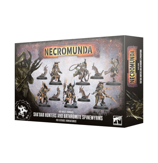 Sha'Dar Hunters & Arthromite Spinewyrms Necromunda Warhammer