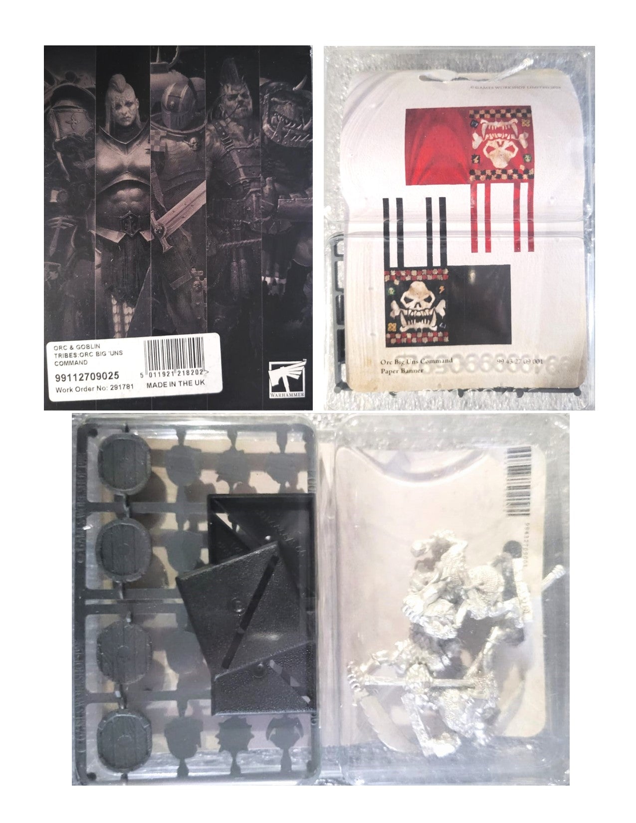 Orc Big 'Uns Command  - Orc & Goblin Tribes Warhammer Old World