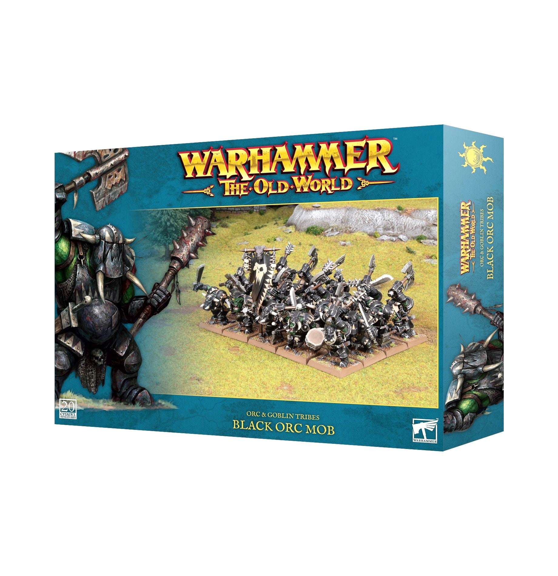 Black Orc Mob - Orc & Goblin Tribes Warhammer Old World