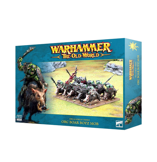 Orc Boar Boyz Mob  - Orc & Goblin Tribes Warhammer Old World