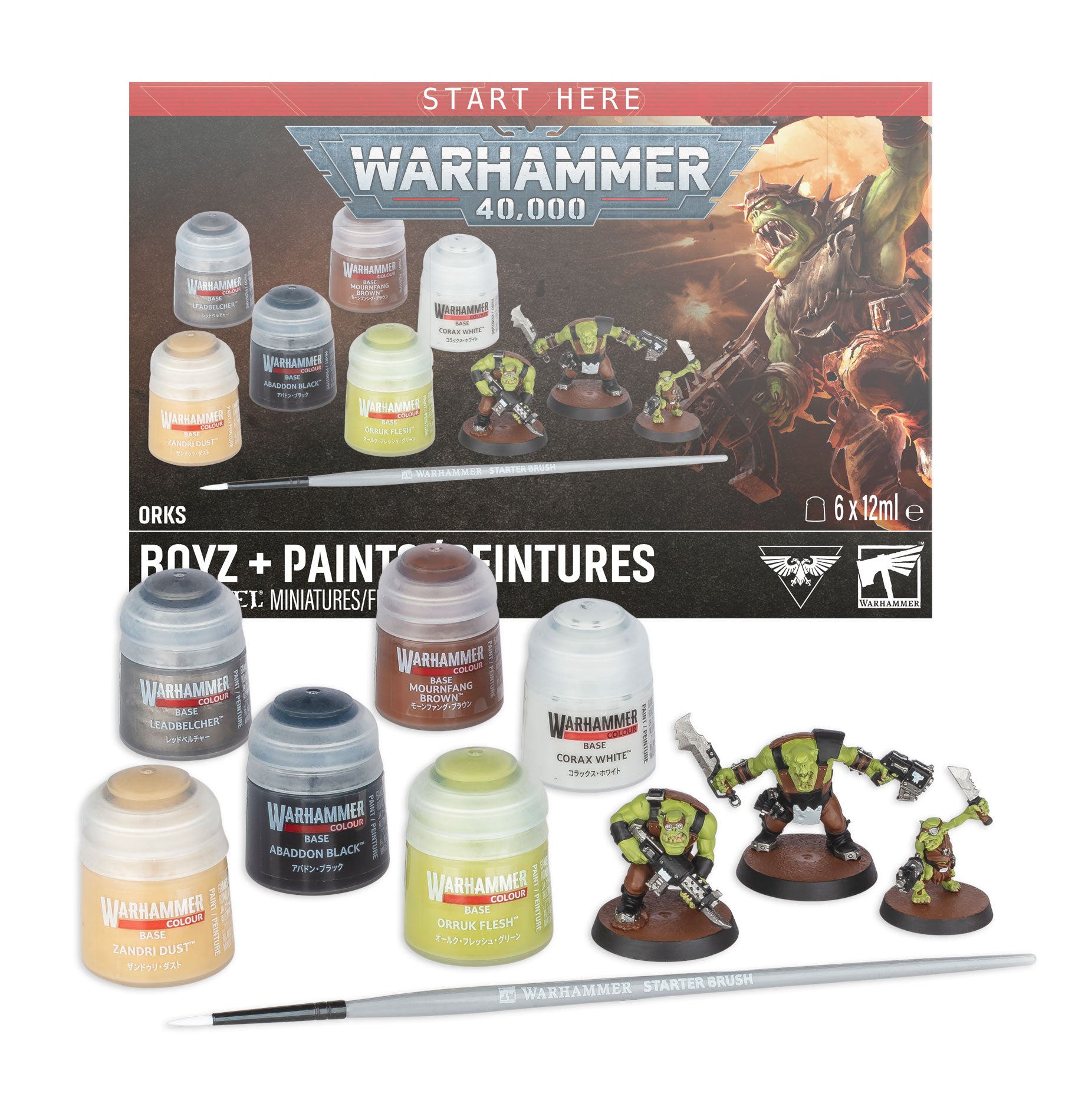 Orks Boyz Paints Set Warhammer 40K