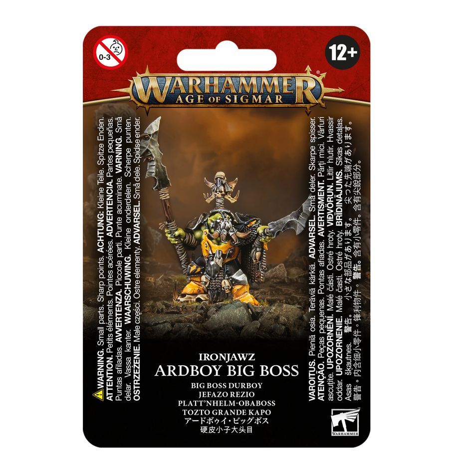 Orruk Ardboy Big Boss Orruk Warclans Ironjawz Warhammer AoS
