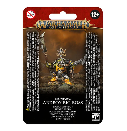 Orruk Ardboy Big Boss Orruk Warclans Ironjawz Warhammer AoS