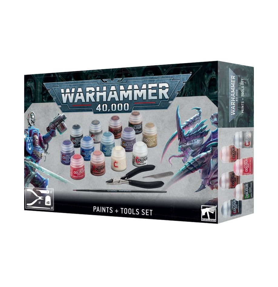Paints + tools Set Warhammer 40K