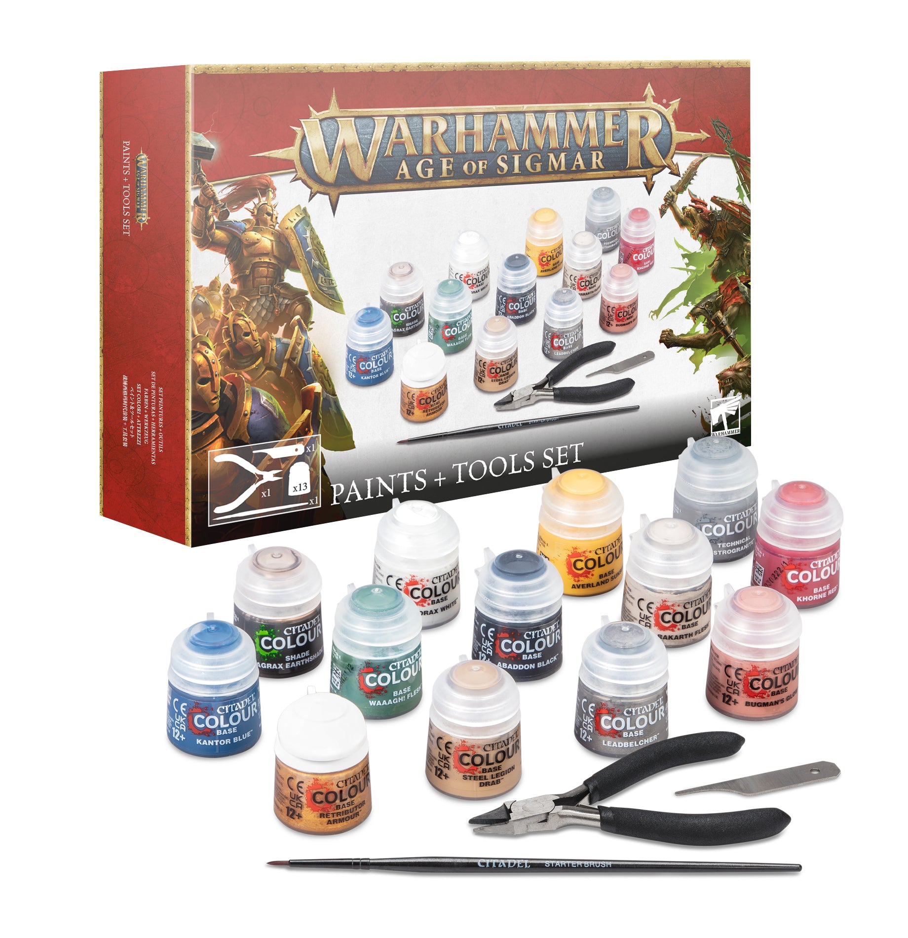 Paints and Tools Set Stormcast Skaven Warhammer Age of Sigmar