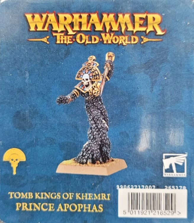 Prince Apophas Tomb Kings Of Khemri Old World Warhammer
