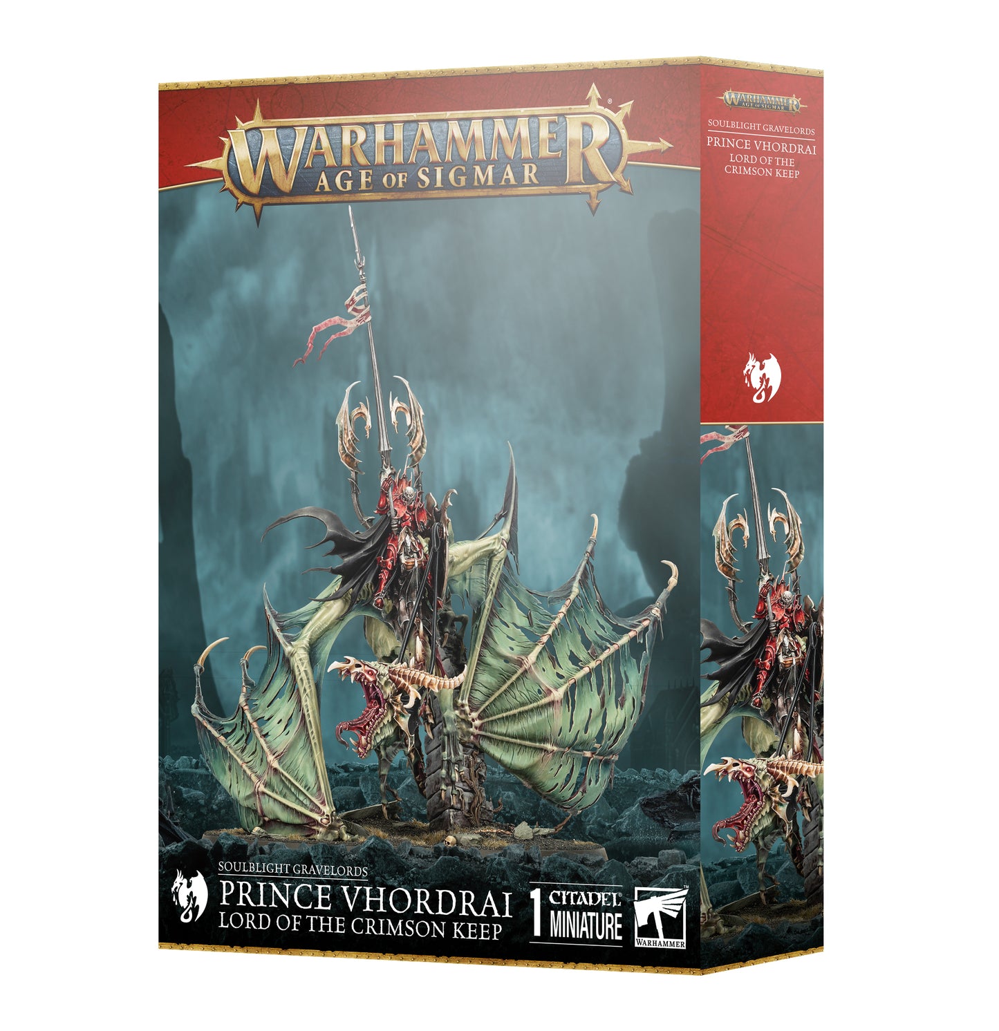 Prince Vhordrai Lord of the Crimson Keep Soulblight Gravelords Warhammer AoS PREORDER 5/24