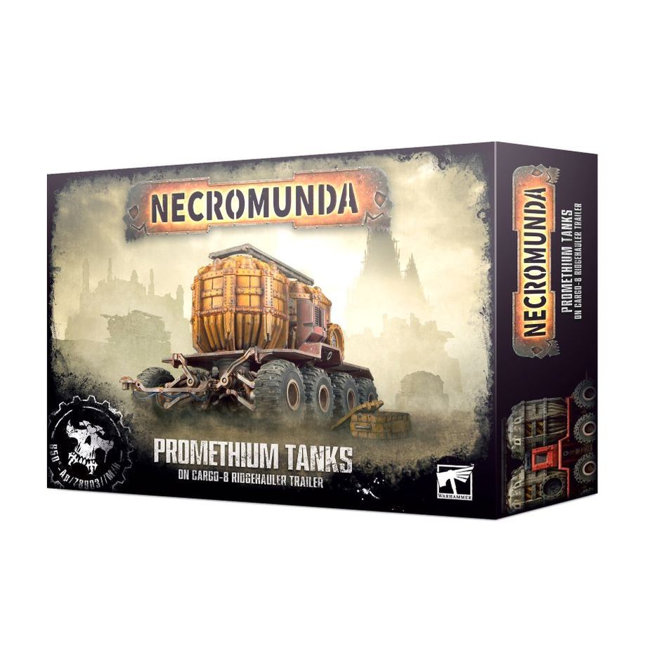 Promethium Tanks On Cargo-8 Ridgehauler Trailer Necromunda Warhammer