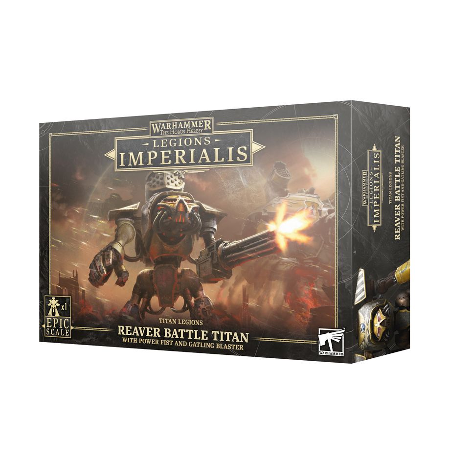 Reaver Battle Titan Power Fist Gatling Blaster Legion Imperialis Warhammer Horus Heresy