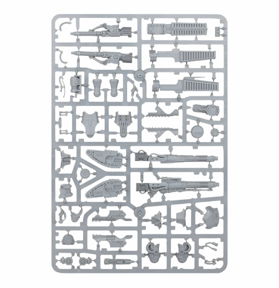 Reaver Titan Weapons Melta Cannon Chainfist Volcano Cannon and Turbo Laser