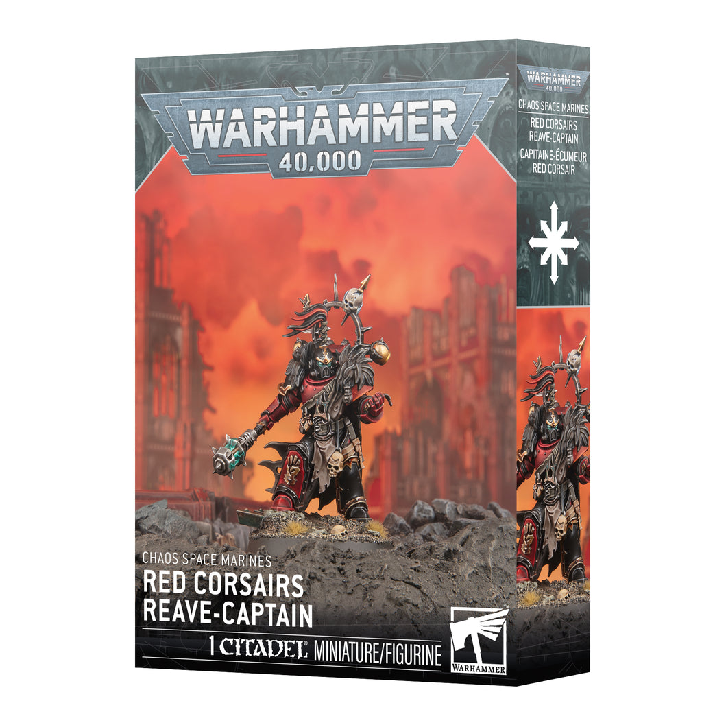 Red Corsairs Reave-Captain Chaos Space Marines Warhammer 40K