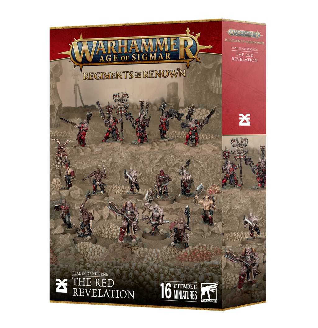 Regiment of Renown the Red Revelation Blades of Khorne Warhammer AoS