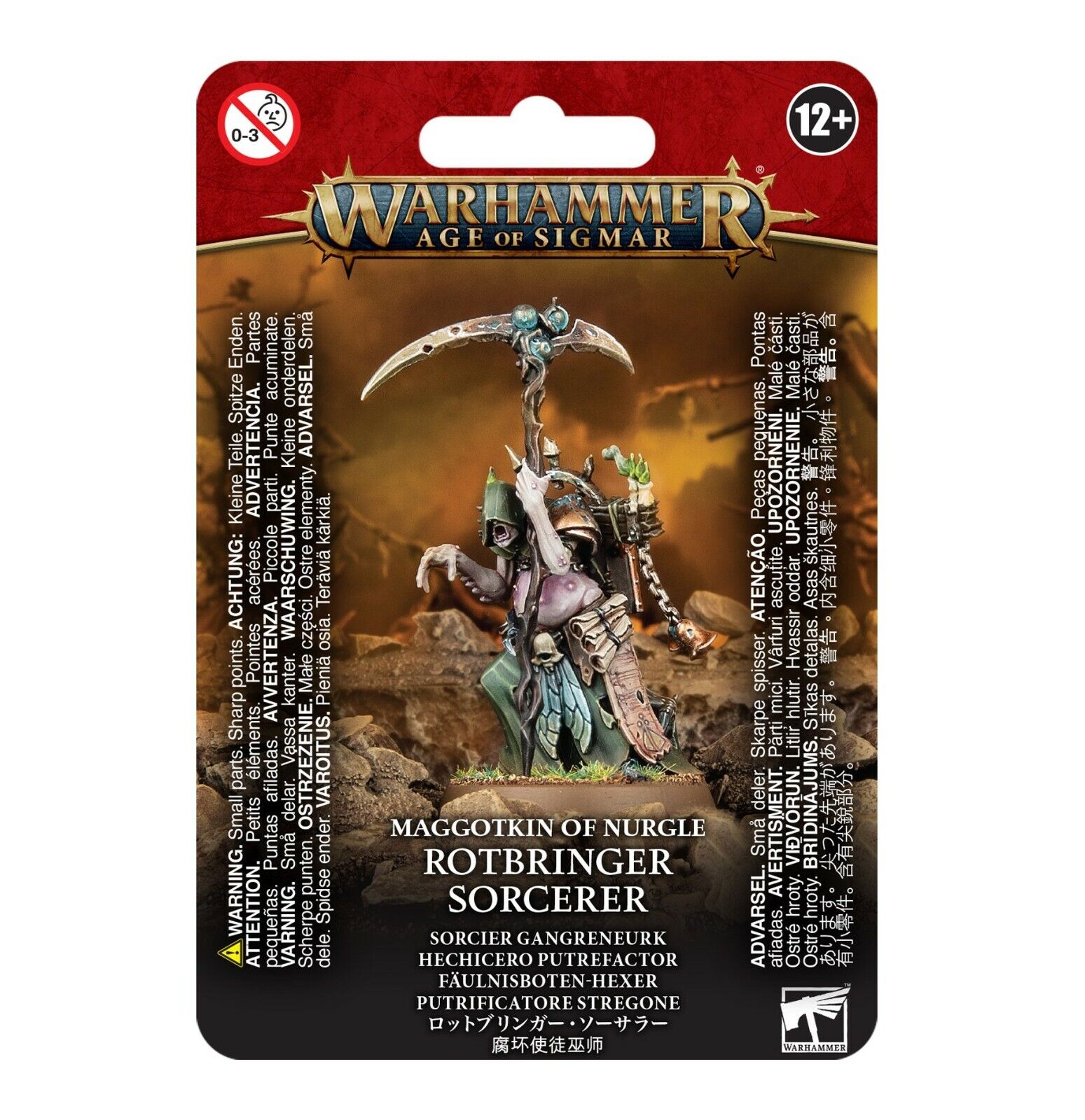 Rotbringer Sorcerer Maggotkin of Nurgle Warhammer AoS