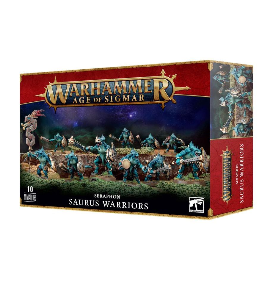 Saurus Warriors Seraphon Warhammer Age of Sigmar AoS