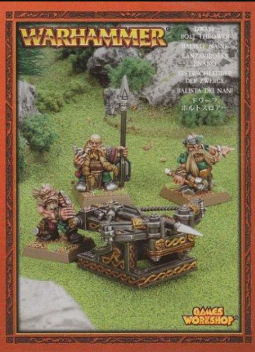 Bolt thrower Dwarfen Mountain Holds Warhammer Old World