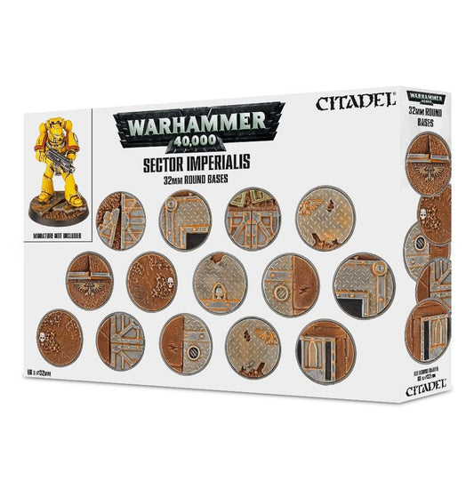 Sector Imperialis 32mm Round Bases Warhammer 40K WBGames