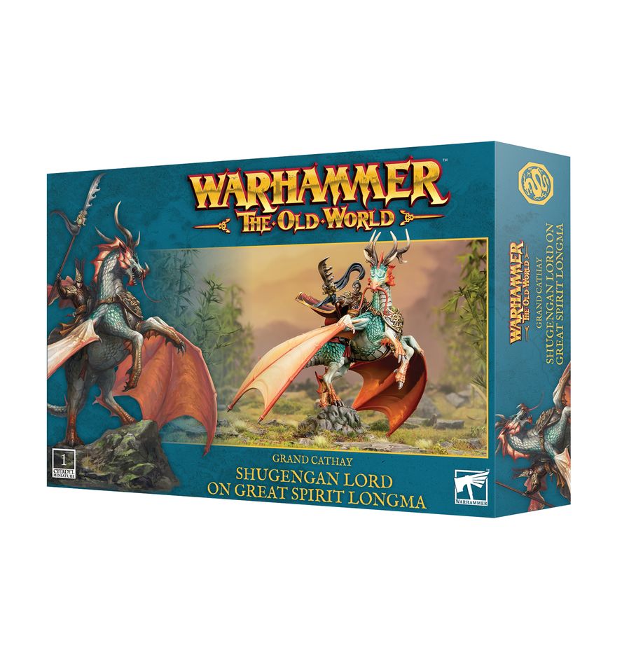 Shugengan Lord on Great Spirit Longma Cathay Warhammer Old World