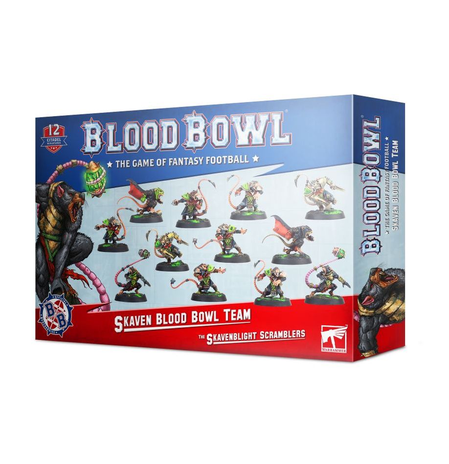 Skaven Blood Bowl Team the Skavenblight Scramblers