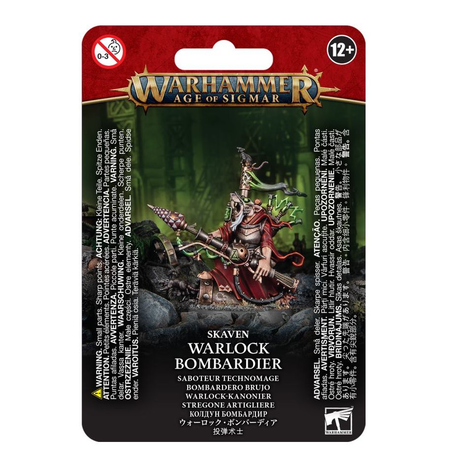 Warlock Bombardier Skaven Warhammer Age of Sigmar
