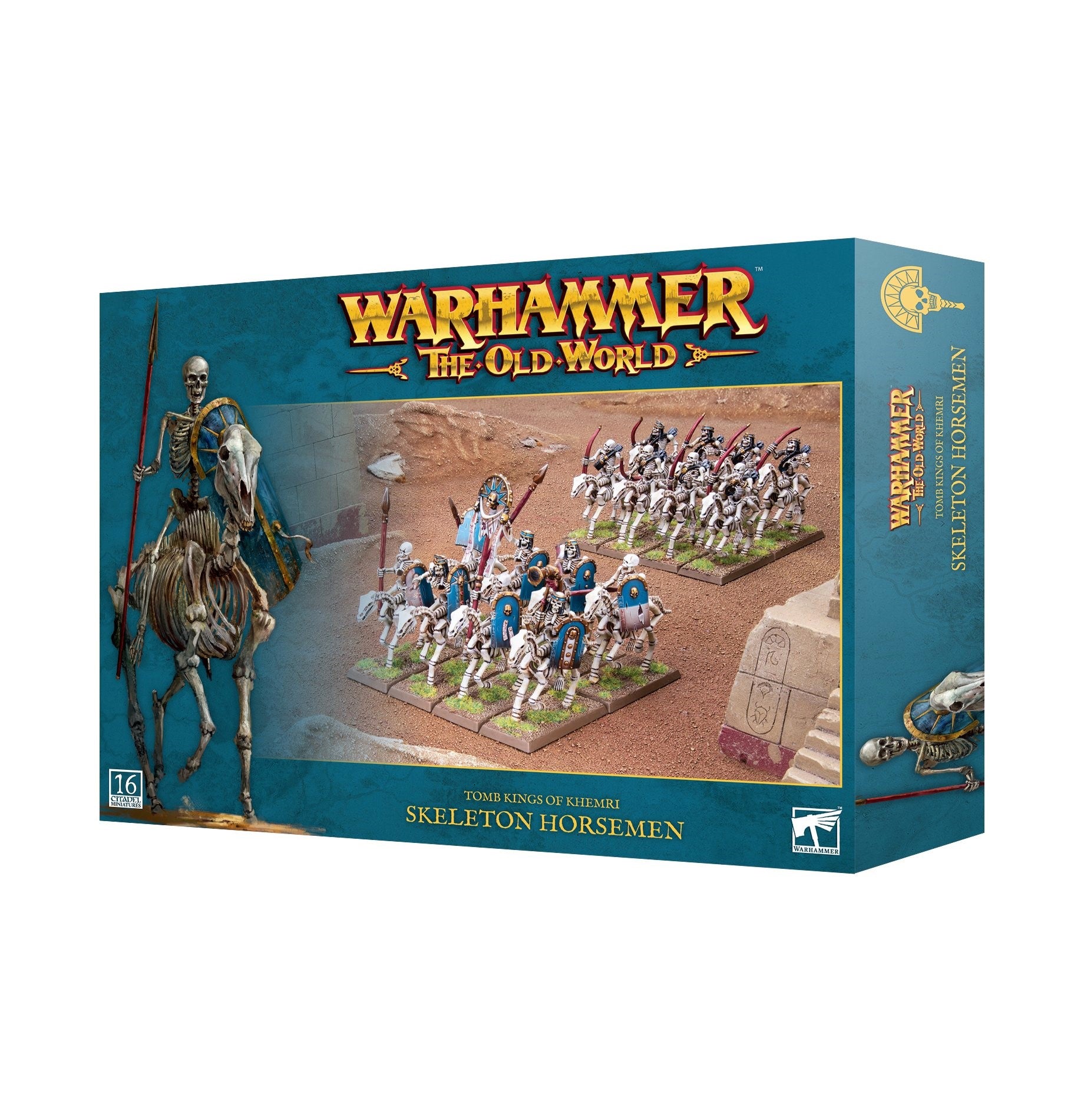 Skeleton Horsemen Tomb Kings Khermi Old World Warhammer