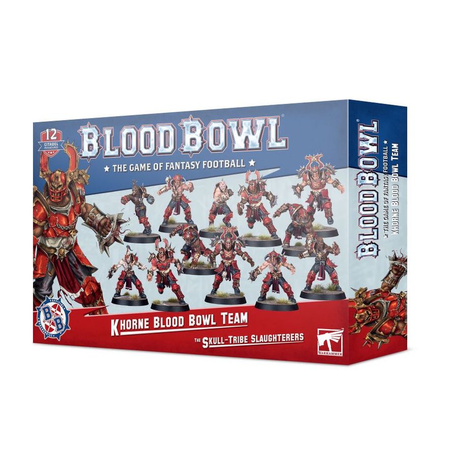Skull-tribe Slaughterers Khorne Blood Bowl Team Warhammer Fantasy Games