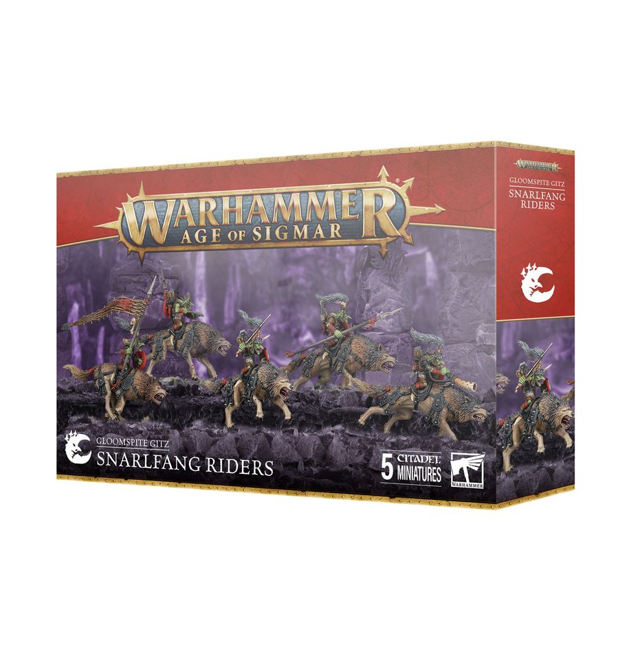 Snarlfang Riders Gloomspite Gitz Warhammer Age of Sigmar