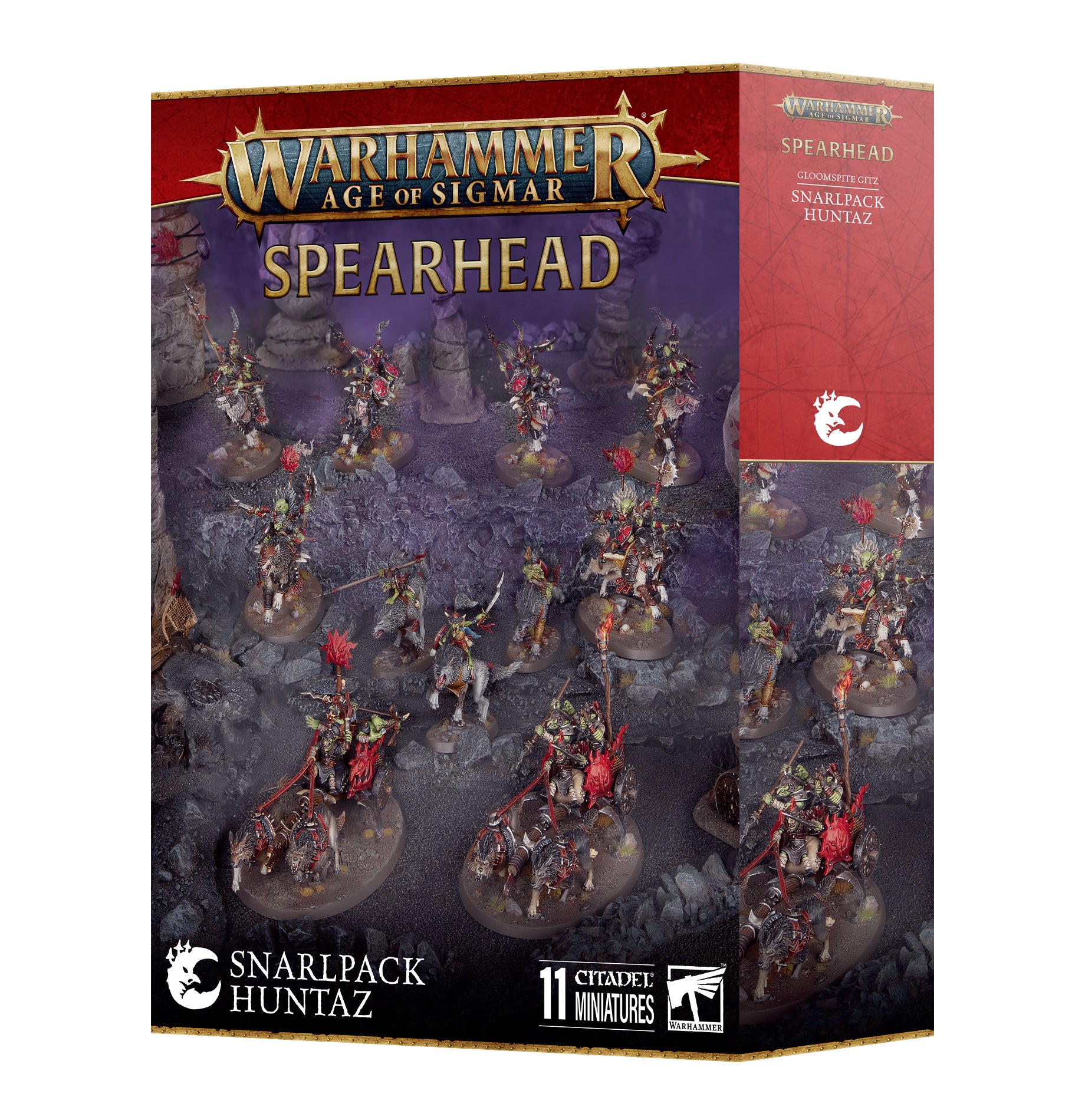 Snarlpack Huntaz Spearhead Gloomspite Gitz Warhammer Age of Sigmar PREORDER /27