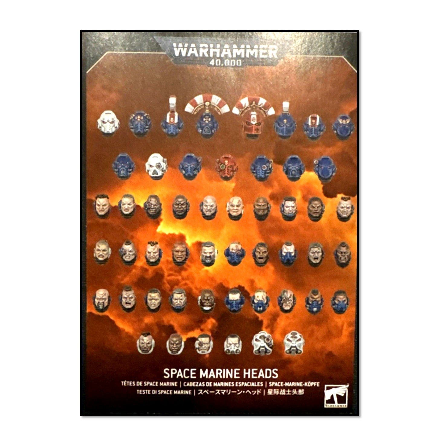 Space Marines Heads Upgrades Warhammer 40K
