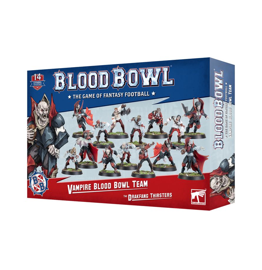 The Drakfang Thirsters Vampire Blood Bowl Team Warhammer Fantasy Football