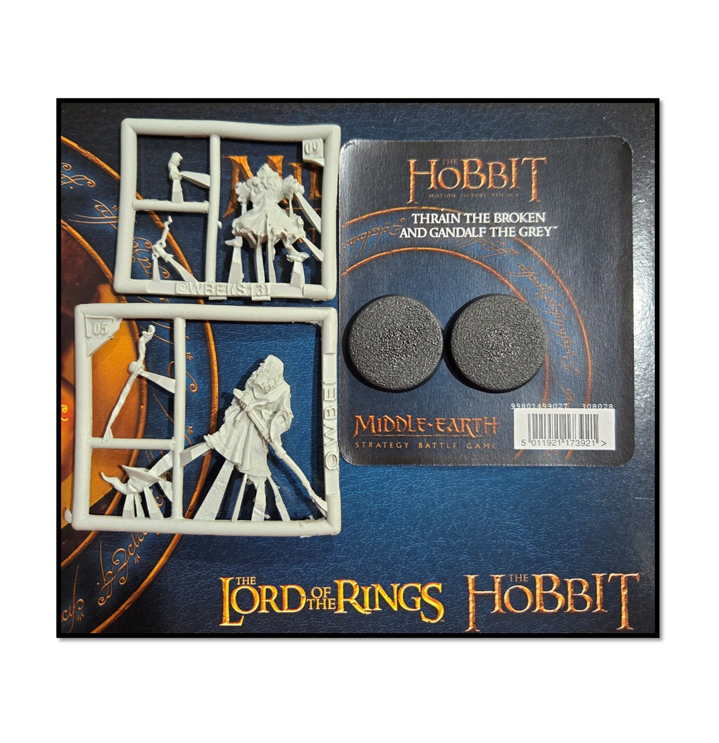 Thráin the Broken and Gandalf™ the Grey Lord of the Rings Middle-Earth