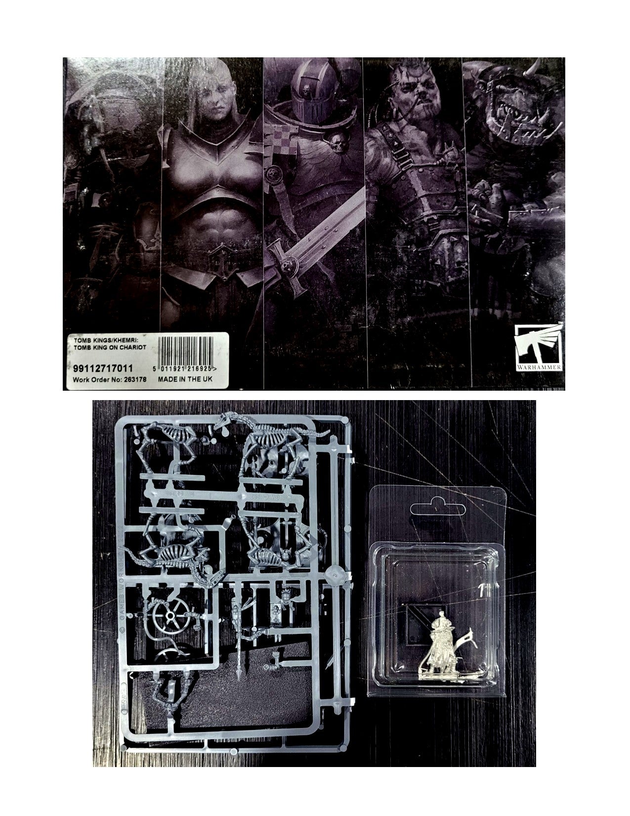 Tomb King on Chariot Warhammer Old World Khemri